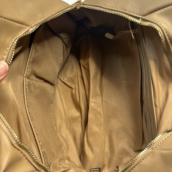 Bebe Los Angeles Gold Chain Satchel Should Bag - Picture 10 of 16